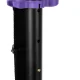 Saliekams bērnu skrejritenis Kruzzel Spidoo ar 200 mm riteņiem, melns/violets