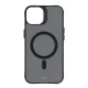 3mk iPhone 15 vāciņš Smoke MagCase ar MagSafe, puscaurspīdīgs