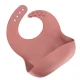 Silikona bērnu trauku komplekts 9 elementi, tumši rozā | Set of silicone children\'s dishes 9 elements
