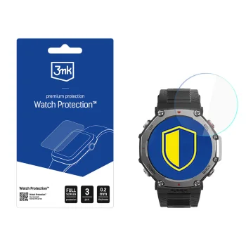 3mk FlexibleGlass hibrīda aizsargstikls Amazfit T-Rex 3