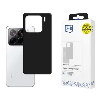 3mk Silicone Case silikona vāciņš Xiaomi 15, melns