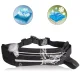 Skriešanas vingrošanas jostas soma telefonam, melna | Running Fitness Belt Waist Bag