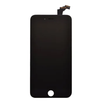 LCD ekrāns priekš iPhone 6 Plus ar skārienjūtīgo stiklu un rāmi, melns