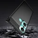 Vāciņš Infinix Hot 20 Play telefonam, Carbon Case sērija, melns