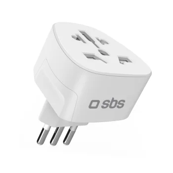 SBS universāls ceļojumu adapteris Itālijai, balts
