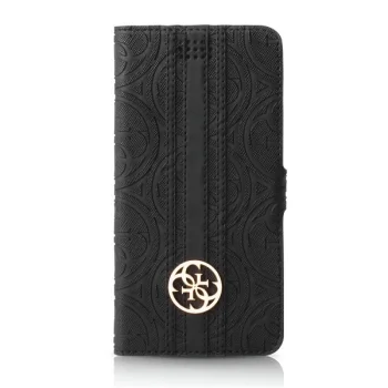 Guess 4G Heritage atverams vāciņš universāls 4.6" - 5.2" melns