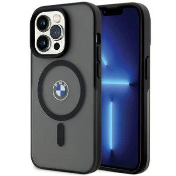 BMW IML Signature MagSafe vāciņš priekš iPhone 15 Pro, melns