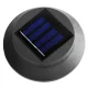Saules bateriju dārza lampa 3LED, Melna