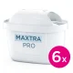 Ūdens filtra kasetnes Brita MAXTRA PRO ALL-IN-1, 6 gab., balta