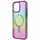 Uniq Iridescia Magclick Charging vāciņš iPhone 16 Pro Melns