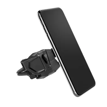 Spigen Click.R automašīnas ventilācijas restes telefona turētājs, melns