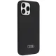 Vāciņš iPhone 13 Pro Max 6.7\" Audi Silicone Case, melns