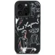 Karl Lagerfeld Grained Pattern MagSafe vāciņš iPhone 16 Pro Max, melns