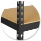 Humberg metāla noliktavas plaukts 183x90x40 cm, melns