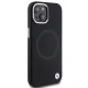 BMW Signature Liquid Silicone MagSafe vāciņš iPhone 15, melns