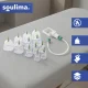 Vakuuma bankas masāžai Soulima 27292, 12 gab. komplekts ar pumpi