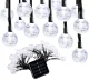 Dārza Ziemassvētku Virtene 30 LED Lampiņas ar Saules Bateriju Paneli, Silti Baltas | Christmas Lights with Solar...