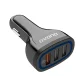 Auto lādētājs Dudao R7S 3x USB Quick Charge 3.0 18W 2.4A, balts