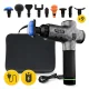 Masāžas pistole 4FIZJO Massage Gun-Ultra Cool Edition ar 9 uzgaļiem