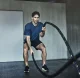 4Fizjo Power Rope 12 m treniņu virve, melna
