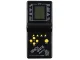 Elektroniskā tetris spēle, retro kabatas konsole, melna