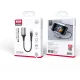 XO NB201 USB-A uz USB-C OTG adapteris melns