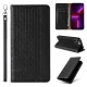 Atverams vāciņš iPhone 12 Pro Magnet Strap Case ar statīvu un siksniņu, melns