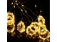 LED mikro gaismas aizkars 300 LED 3x3m, silti balts