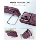 ESR Classic Hybrid Kickstand MagSafe vāciņš iPhone 18 Pro Max / 17 Pro Max, tumši ķiršu matēts