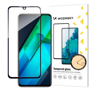 Aizsargstikls Wozinsky Full Glue priekš Infinix Note 12 G96, melns