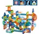 Magnētisko bloku konstruktors, bumbu trase, 110 detaļas | Magnetic Blocks Ball Track