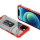 Triecienizturīgs vāciņš iPhone 12 mini ar gredzenu Crystal Ring Case, sarkans
