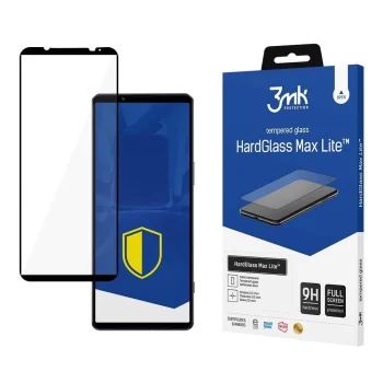 Sony Xperia 1 V Telefona Aizsargstikls uz Visu Ekrānu | 3MK HardGlass Max Lite 5D Tempered Glass Screen Protector