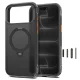 Tech-Protect MagAir Stand MagSafe CC vāciņš iPhone 18 Pro Max / 17 Pro Max, Matte Black