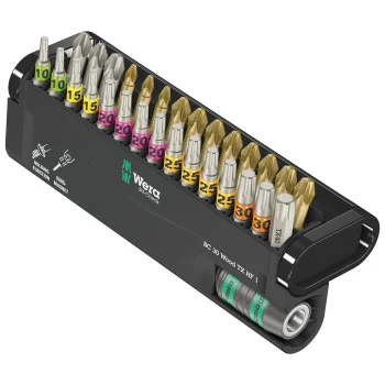 Uzgaļu komplekts Wera Bit-Check 30 Wood TORX HF 1, 30 gab.
