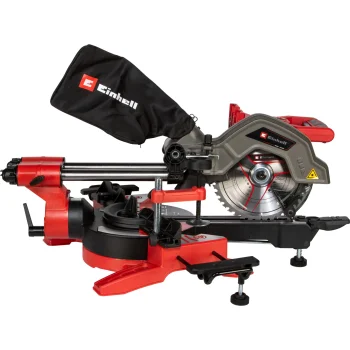 Einhell TE-SM 36/8 L akumulatora leņķzāģis ar vilkšanas funkciju 2x18V