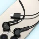 Dudao X3C vadu austiņas ar USB-C savienojumu 1.2m, melnas