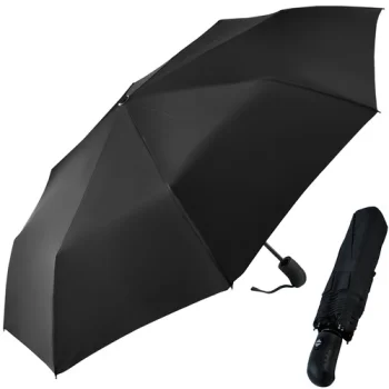 Malatec Automātiskais Saliekamais Lietussargs 110cm Melns