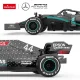 Rastar Mercedes-AMG F1 W11 EQ Performance radiovadāms auto 1:18