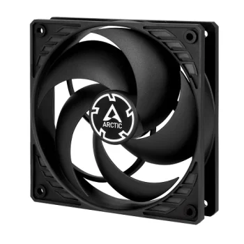 Arctic P12 Silent 120mm datora korpusa ventilators, 3-pin, melns