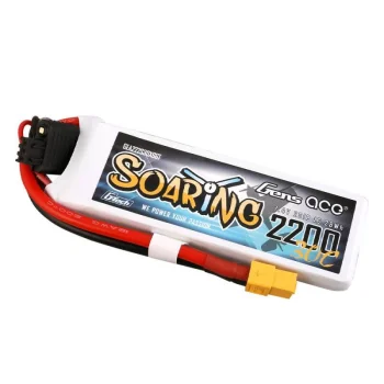 Gens Ace G-Tech Soaring 2200mAh 7.4V 30C 2S1P XT60 akumulators