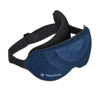 Therabody SleepMask vibrējošā acu maska zila/melna
