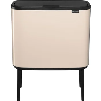 Atkritumu šķirošanas tvertne Brabantia Bo Touch Bin, 3 x 11 l, Soft Beige