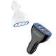 Auto lādētājs Dudao R7S 3x USB Quick Charge 3.0 18W 2.4A, balts