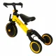 Bērnu trīsritenis ar pedāļiem, balansa velosipēds TRIKE FIX MINI 3in1, Dzeltens | Kids Running Bike Tricycle with...
