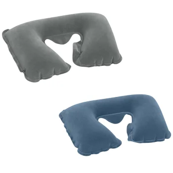 Bestway piepūšams ceļojumu spilvens pakavam 37 x 24 x 10 cm, pelēks