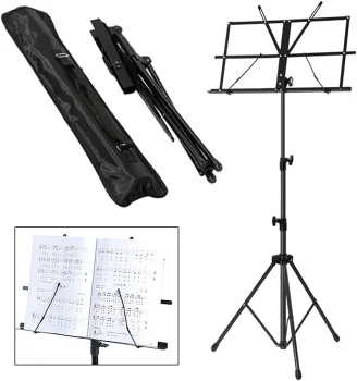Nošu pults Malatec 64-136 cm, Melna