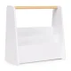 Ecotoys Montessori bērnu grāmatu plaukts, 2 līmeņi, balts