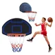 Basketbola grozs BACKYARD FALCON, pie sienas montējams, melns