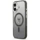 Guess IML Gradient Triangle Logo MagSafe vāciņš Apple iPhone 17 - Melns